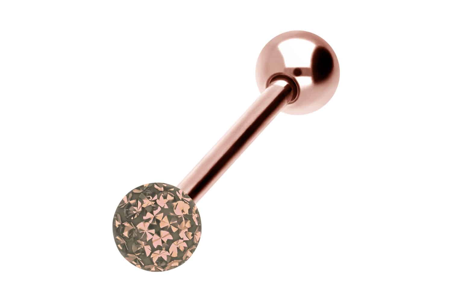 Chirurgenstahl Barbell Piercing EPOXY- + CHIRURGENSTAHL-KUGEL